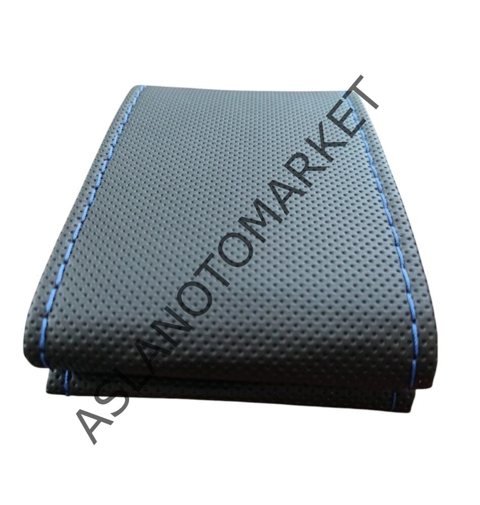 AS-AK 105 CM MAVİ DELİKLİ-SÜET DİREKSİYON KILIFI