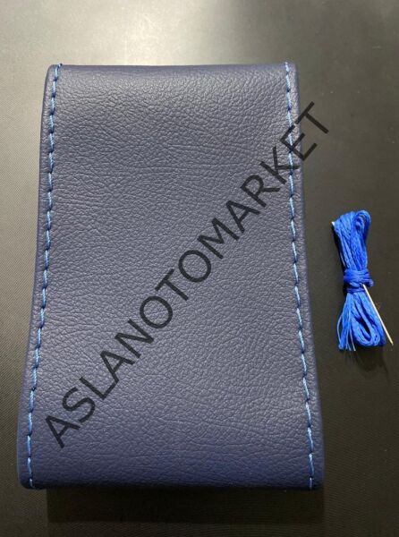 AS-AK 90 CM MAVİ İPLİ DİKMELİ DİREKSİYON KILIFI