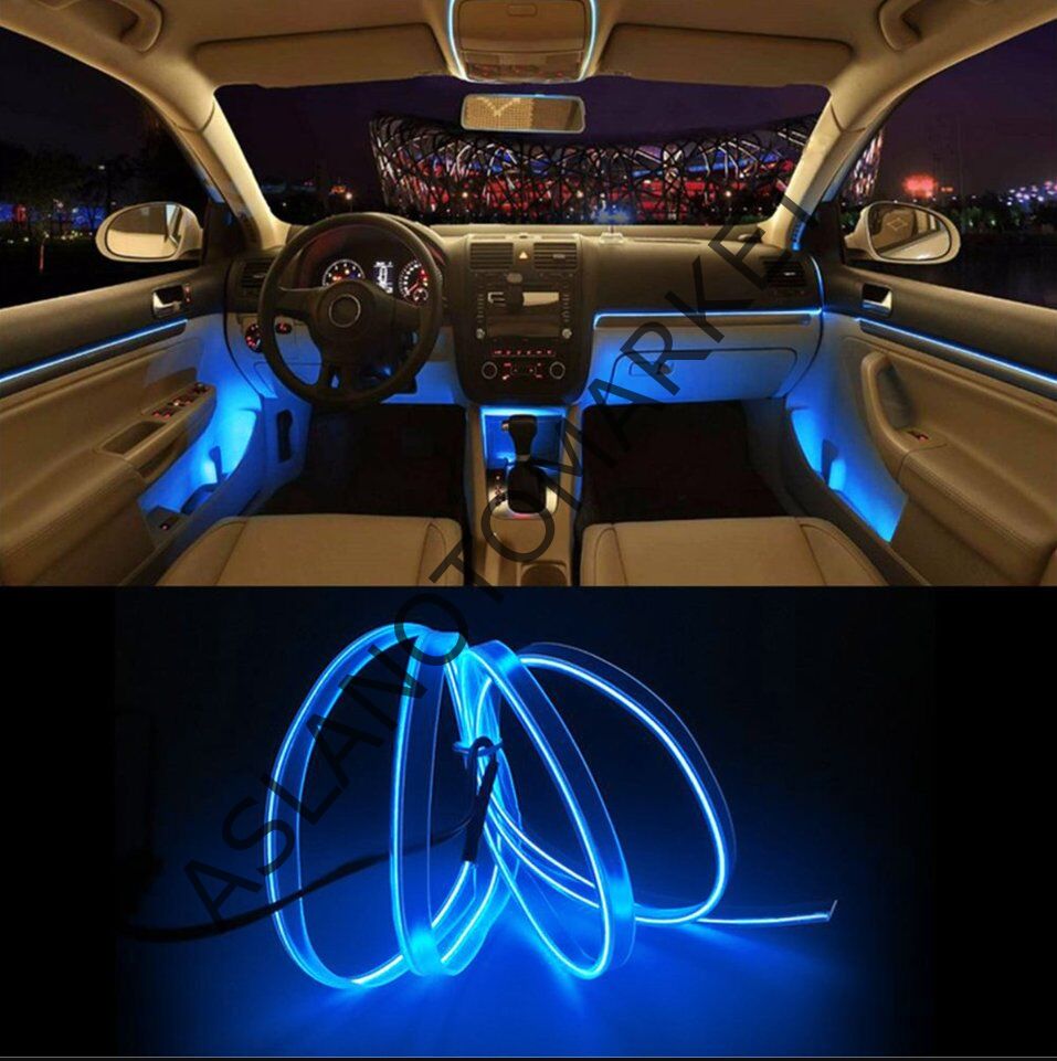 CARUB ARAÇ İÇİ TORPİDO LEDİ NEON MAVİ .