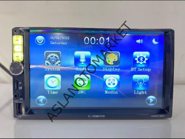 CADENCE CD624-MP5 7 İNÇ  DÜZ DOUBLE TEYP .