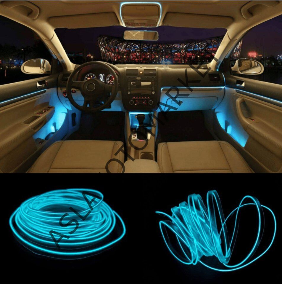 CARUB ARAÇ İÇİ TORPİDO LEDİ BUZ MAVİ .