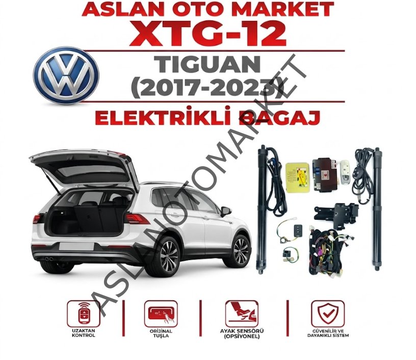 VOLKSWAGEN TİGUAN 2017-2023 ELEKTRİKLİ BAGAJ