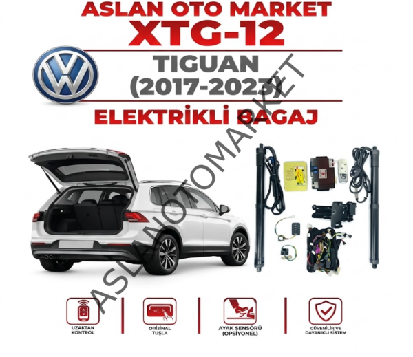 VOLKSWAGEN TİGUAN 2017-2023 ELEKTRİKLİ BAGAJ