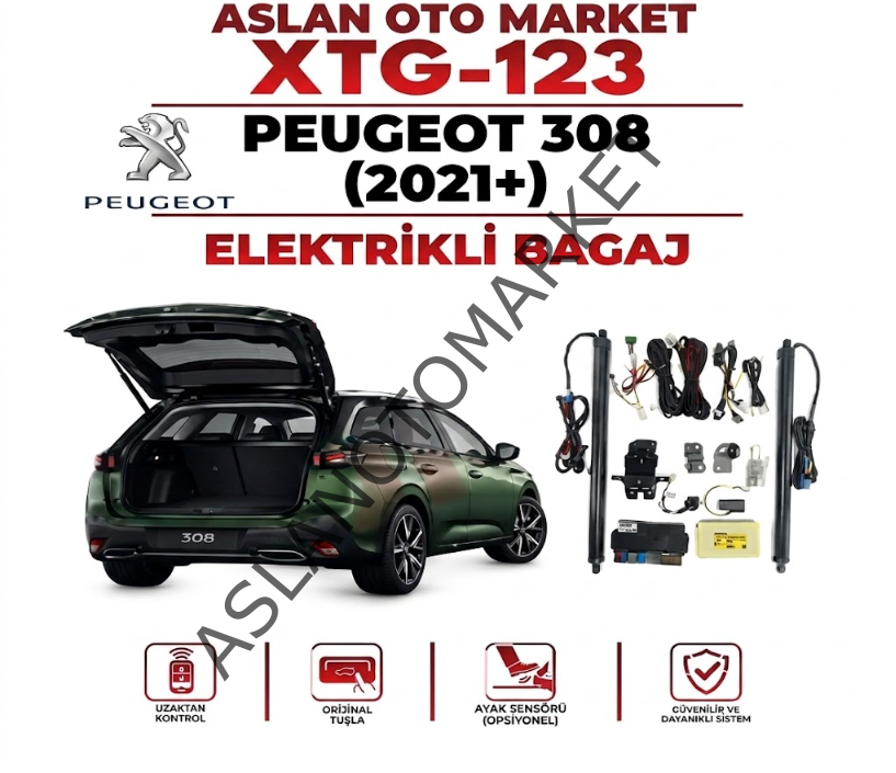 PEUGEOT 308 2021 + ELEKTRİKLİ BAGAJ