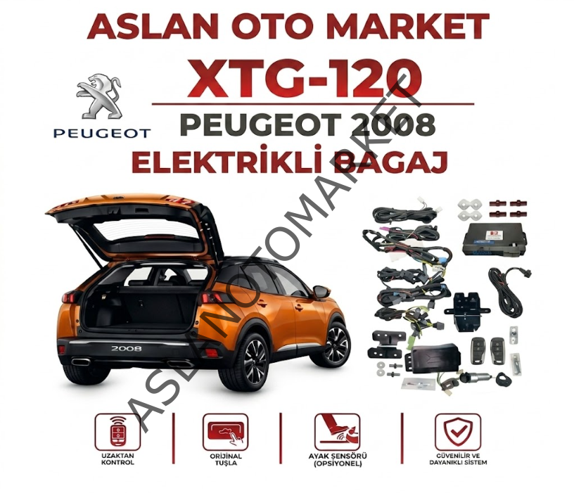 PEUGEOT 2008 2020 + ELEKTRİKLİ BAGAJ