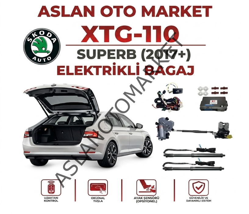 SKODA SUPER B 2017 + ELEKTRİKLİ BAGAJ