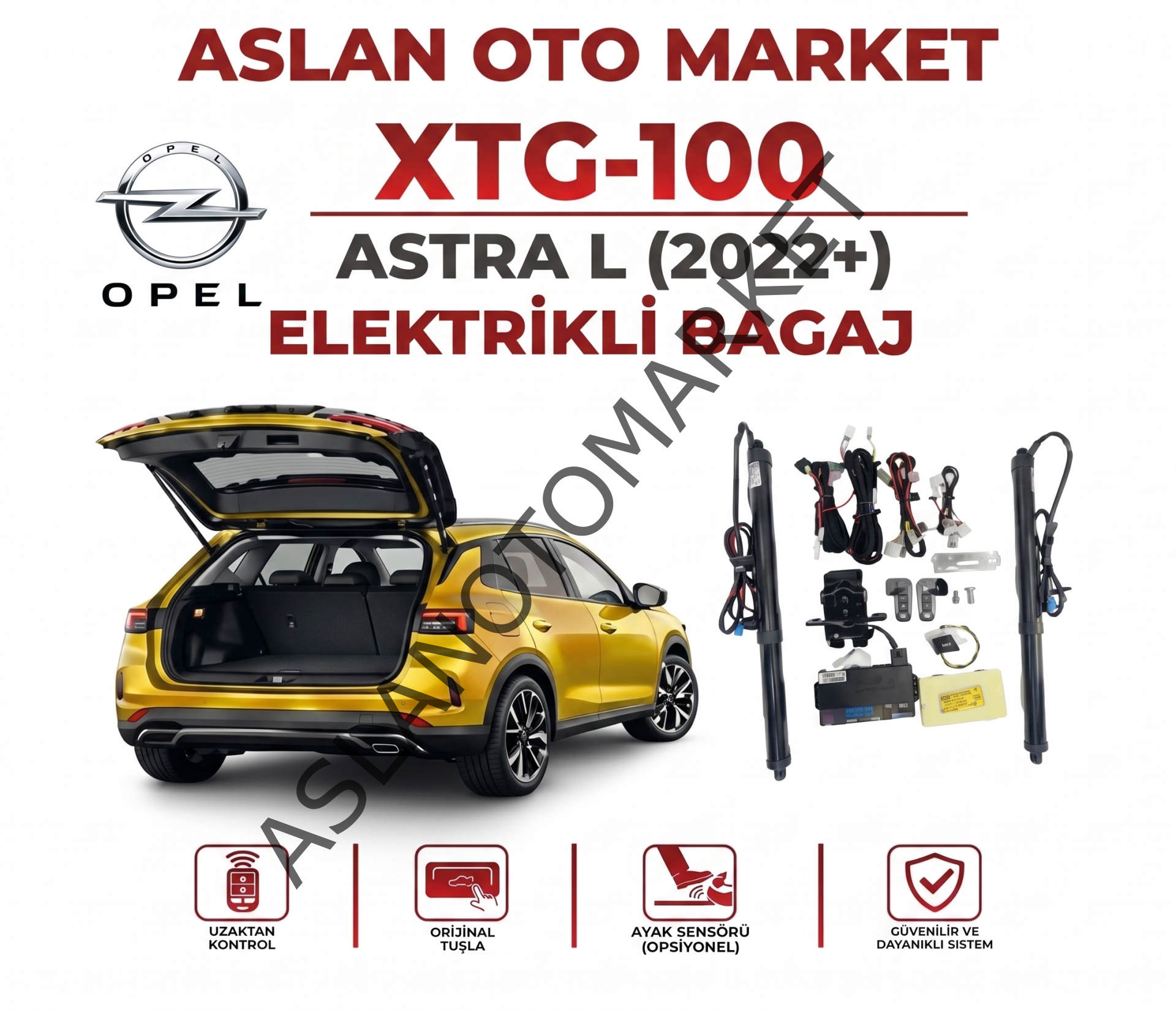 OPEL ASTRA L 2022 + ELEKTRİKLİ BAGAJ