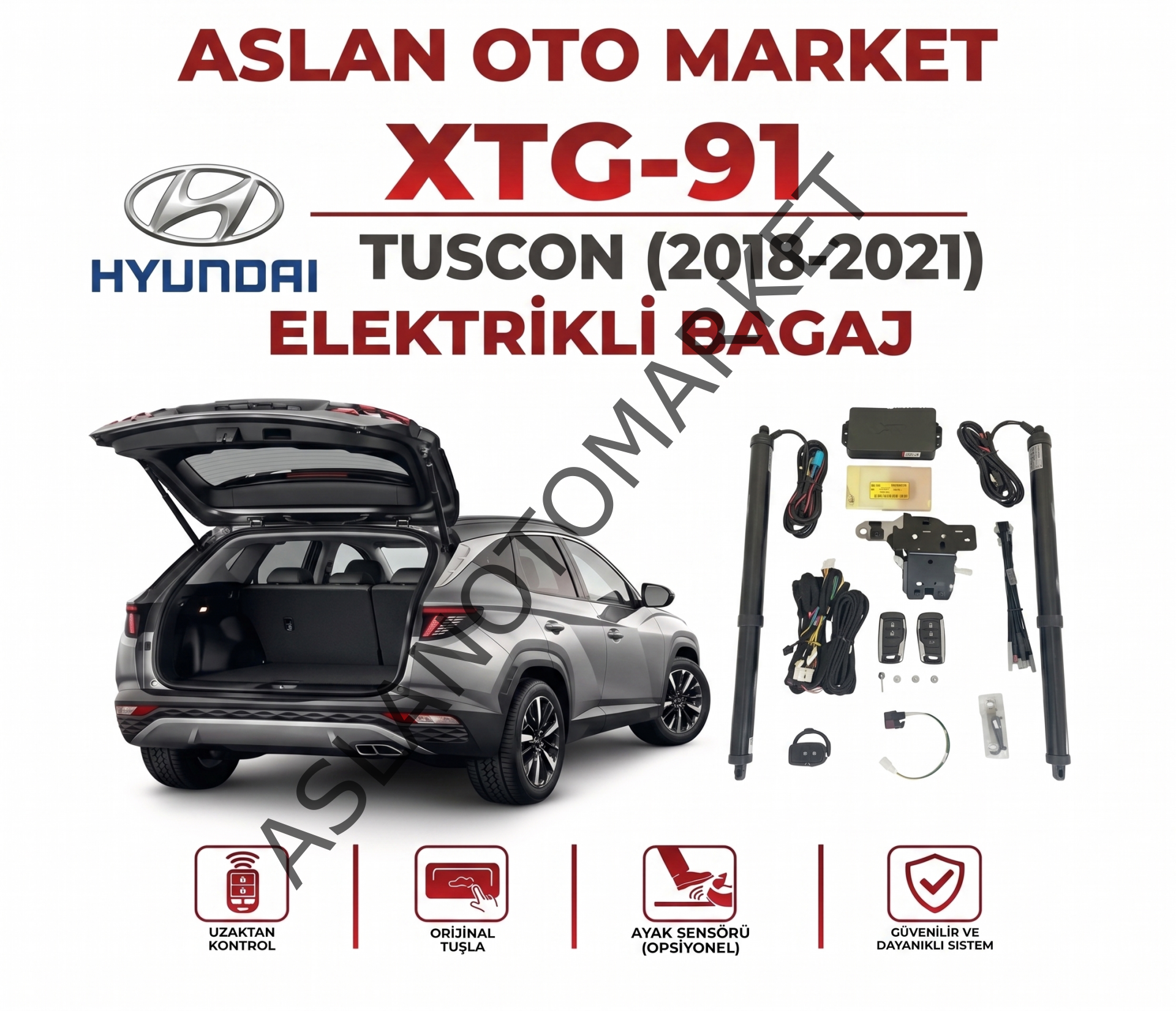 HYUNDAİ TUCSON 2018-2021 ELEKTRİKLİ BAGAJ