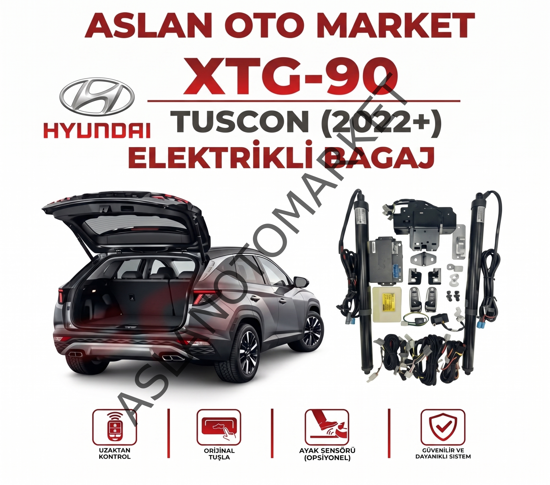 HYUNDAİ TUCSON 2022 + ELEKTRİKLİ BAGAJ