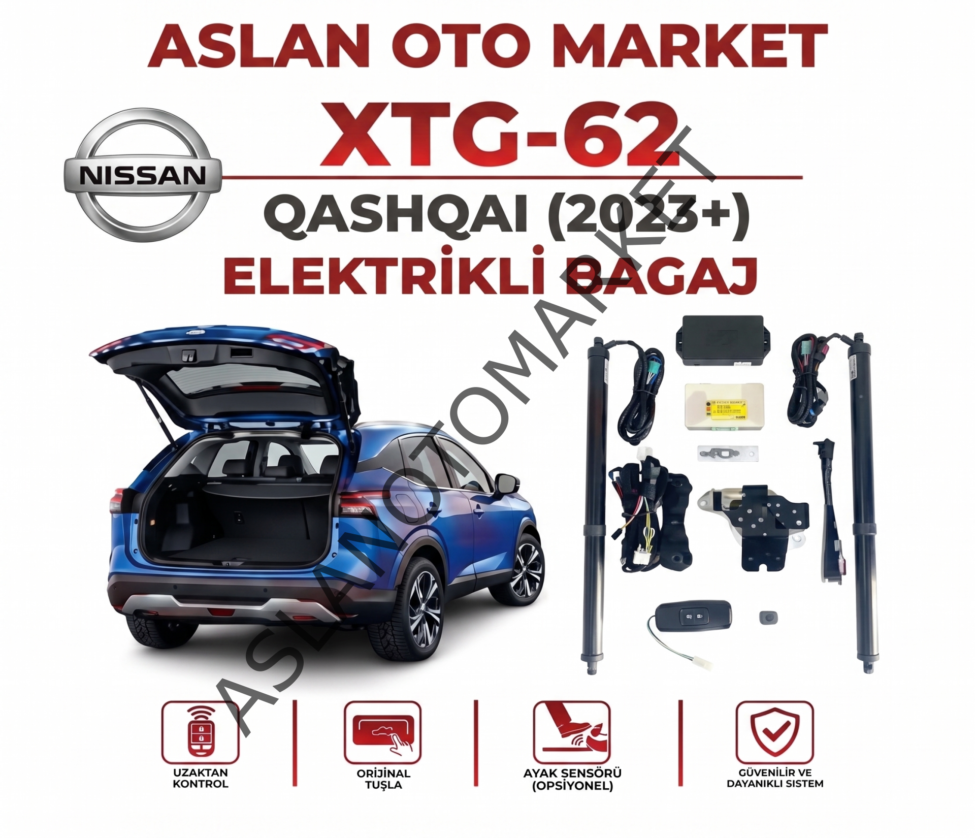 NİSSAN QASHQAİ 2023 + ELEKTRİKLİ BAGAJ