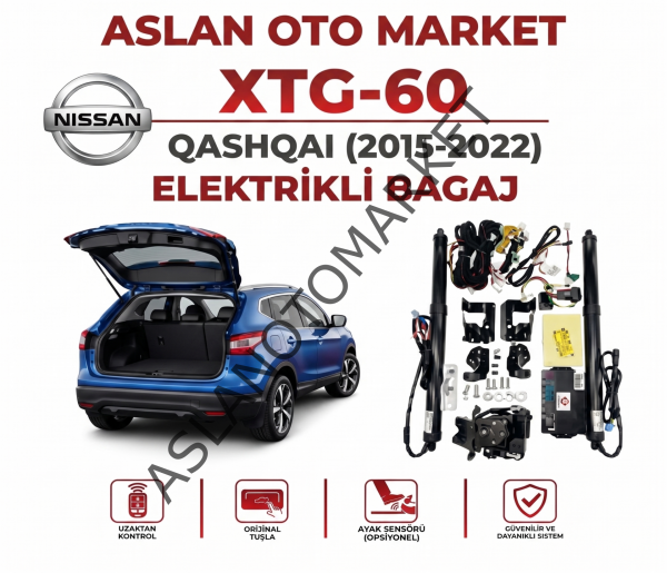 NİSSAN QASHQAİ 2015-2022 ELEKTRİKLİ BAGAJ