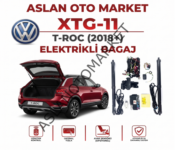 VOLKSWAGEN T-ROC 2018 + ELEKTRİKLİ BAGAJ