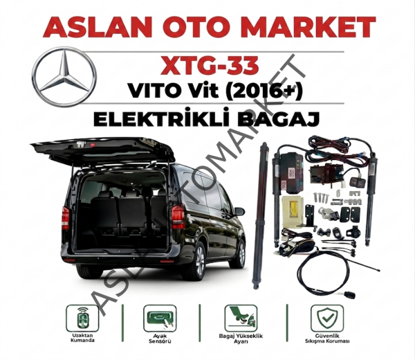 MERCEDES VİTO 2016 + ELEKTRİKLİ BAGAJ