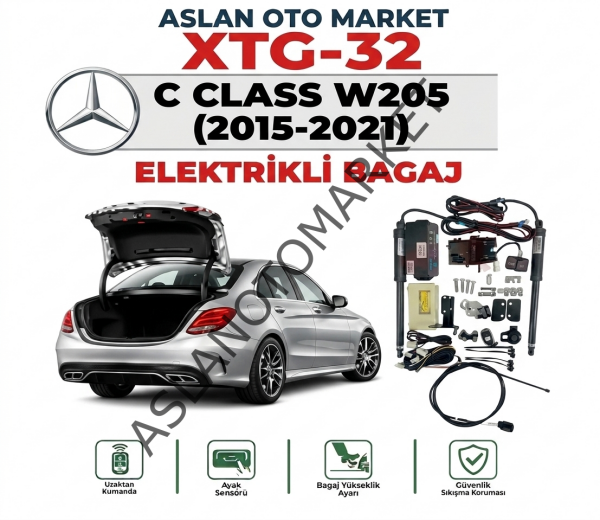 MERCEDES C CLASS W205 2015-2021 ELEKTRİKLİ BAGAJ