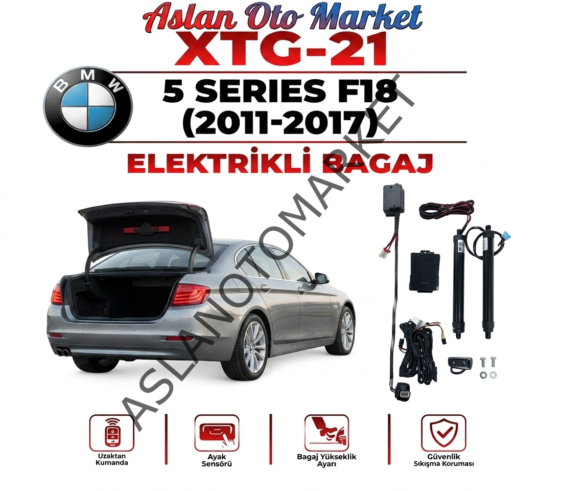 BMW 5 SERİSİ  F18 2012-2019 ELEKTRİKLİ BAGAJ